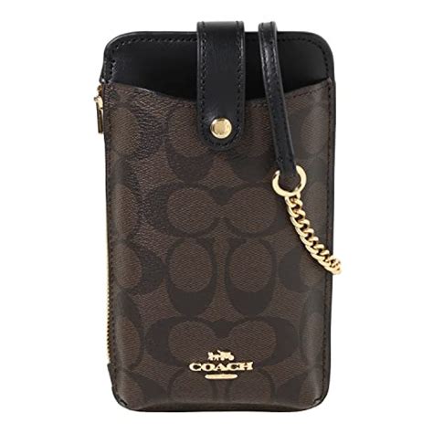 coach crossbody cell phone wallet.